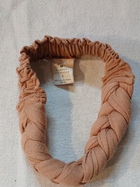 kate quinn Bamboo Braided Elastic Headband - Brown